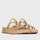 SANDALIA CUñA ELADIA BEIGE BEIGE WONDERS - Querol online