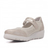 Zapatos cuña tipo mercedita ultra confort color beige