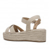 Sandàlies plataformes Owel amb lleuger tascó amb pis d'espart creuades
