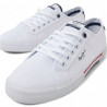 Zapatillas lona Pepe Jeans básicas blancas algodón