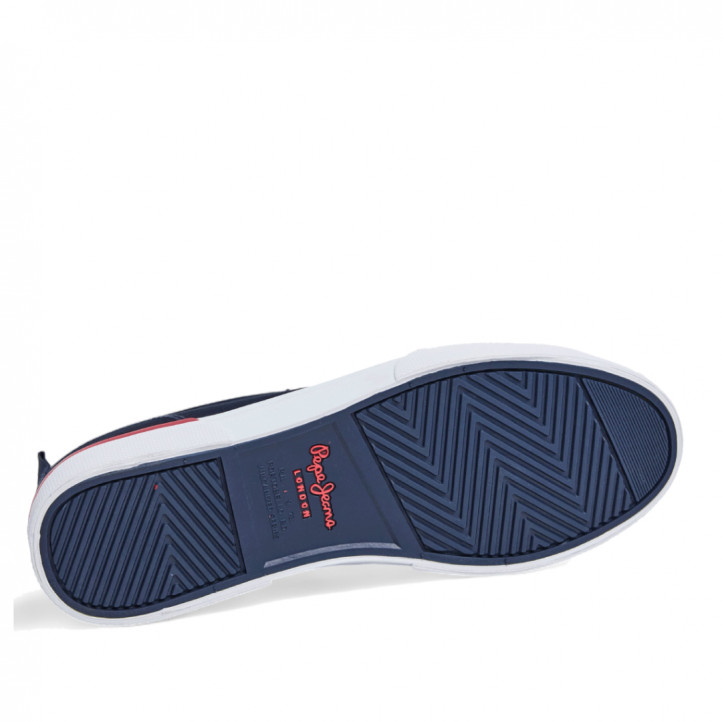 Zapatillas lona Pepe Jeans kenton smart azules - Querol online