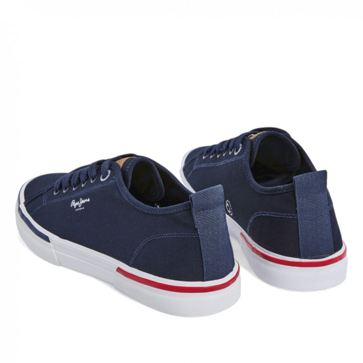 Zapatillas lona Pepe Jeans kenton smart azules - Querol online