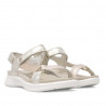 Sandàlies Imac beig esportiva amb detalls metal·litzats