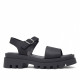 Sandalias plataformas Redlove Teresa chunky negras con banda frontal y hebilla - Querol online