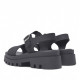 Sandalias plataformas Redlove Teresa chunky negras con banda frontal y hebilla - Querol online