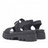 Sandalias plataformas Redlove Teresa chunky negras con banda frontal y hebilla
