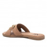 Sandalias planas Xti taupe de pala con detalle metálico
