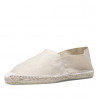 Alpargatas planas Viguera clásicas color crema