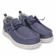 Zapatos sport Lobo yosemite azul con cordones elásticos - Querol online