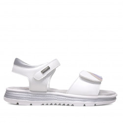 sandalias Querolets con doble velcro, dibujo de arcoiris y textura en la suela - Querol online