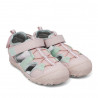 sandalias QUETS! infantiles en tonos rosados y verdes