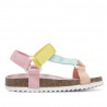 sandalias QUETS! con tiras multicolores y suela de corcho