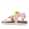 sandalias QUETS! con tiras multicolores y suela de corcho