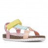 sandalias QUETS! con tiras multicolores y suela de corcho