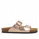 Sandalias planas Pepe Jeans maple sugar orange con doble hebilla estilo bio - Querol online