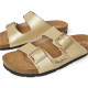 Sandalias planas Pepe Jeans golden con doble hebilla estilo bio - Querol online