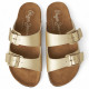 Sandalias planas Pepe Jeans golden con doble hebilla estilo bio - Querol online