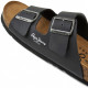 Sandalias Pepe Jeans double kansas en negro con doble hebilla y estilo bio - Querol online