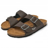 Sandalias Pepe Jeans double kansas en marrón con doble hebilla y estilo bio