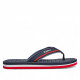 Chanclas Pepe Jeans west basic azules con detalles rojos - Querol online