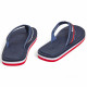 Chanclas Pepe Jeans west basic azules con detalles rojos - Querol online