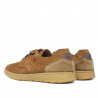 Sabates sport Lobo en color marró amb detalls en beige