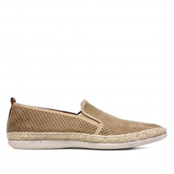 Espardenyes Lobo per a home perforades en color marrons