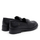 MOCASINES DE PIEL NEGROS EVA PORRONET - Querol online