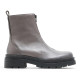 BOTINES TRACK PIEL GRIS CON CREMALLERA NALA PORRONET - Querol online