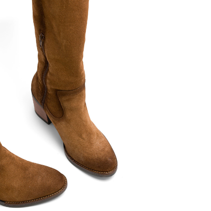 BOTAS DE PIEL CUERO CON CREMALLERA JIMAE PORRONET - Querol online