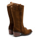 BOTAS COWBOY DE PIEL CUERO CON CREMALLERA HILDA PORRONET - Querol online