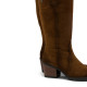 BOTAS COWBOY DE PIEL CUERO CON CREMALLERA HILDA PORRONET - Querol online