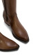 BOTAS COWBOY DE PIEL TAUPE CON CREMALLERA HELGA PORRONET - Querol online