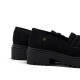 MOCASINES DE PIEL NEGROS FEBE PORRONET - Querol online