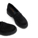 MOCASINES DE PIEL NEGROS FEBE PORRONET - Querol online