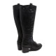 BOTAS DE PIEL NEGRA CON CREMALLERA JEMMA PORRONET - Querol online