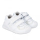 Zapatillas deporte Biomecanics 241001 blancas respetuosas con doble velcro - Querol online