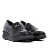 Mocasín Redlove Rebeca de charol negro con plataforma
