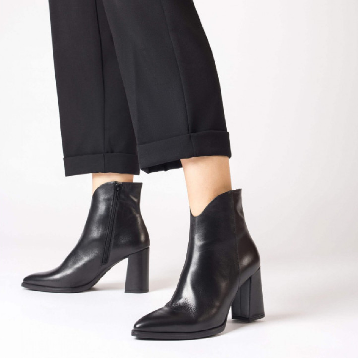 BOTINES NARA NEGROS NEGRO WONDERS - Querol online