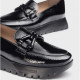 MOCASINES ROSE NEGROS NEGRO WONDERS - Querol online