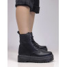 Botins plataforma Owel d'estil militar amb cordons