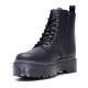 Botines plataforma Owel de estilo militar con cordones - Querol online