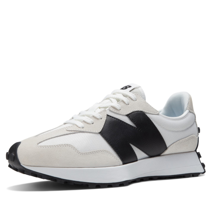 Sabatilles New Balance 327 blanques amb negre per a home - Querol online