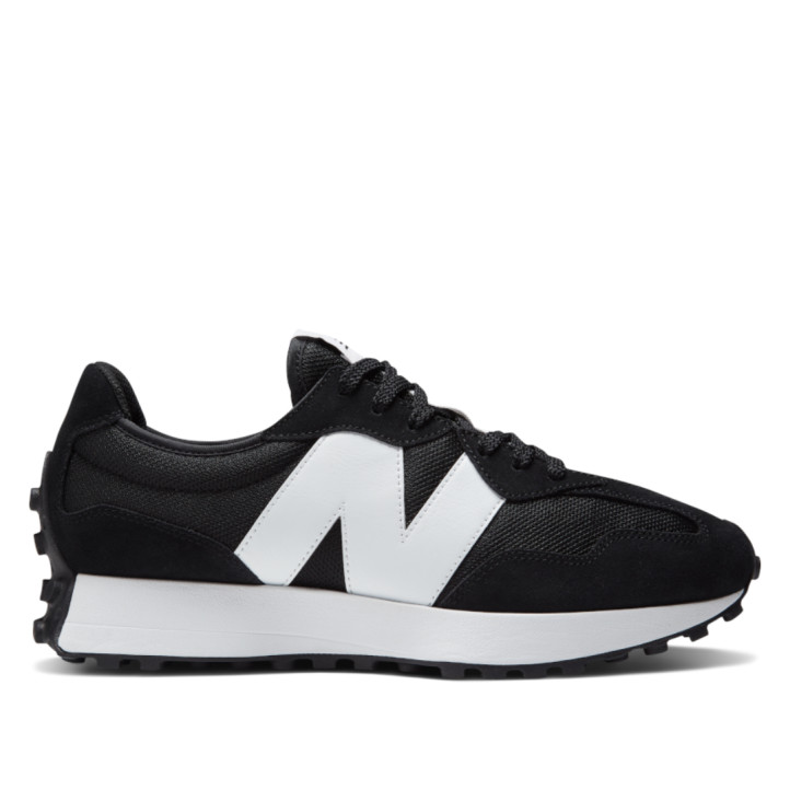 Sabatilles New Balance 327 negres amb blanc per a home - Querol online