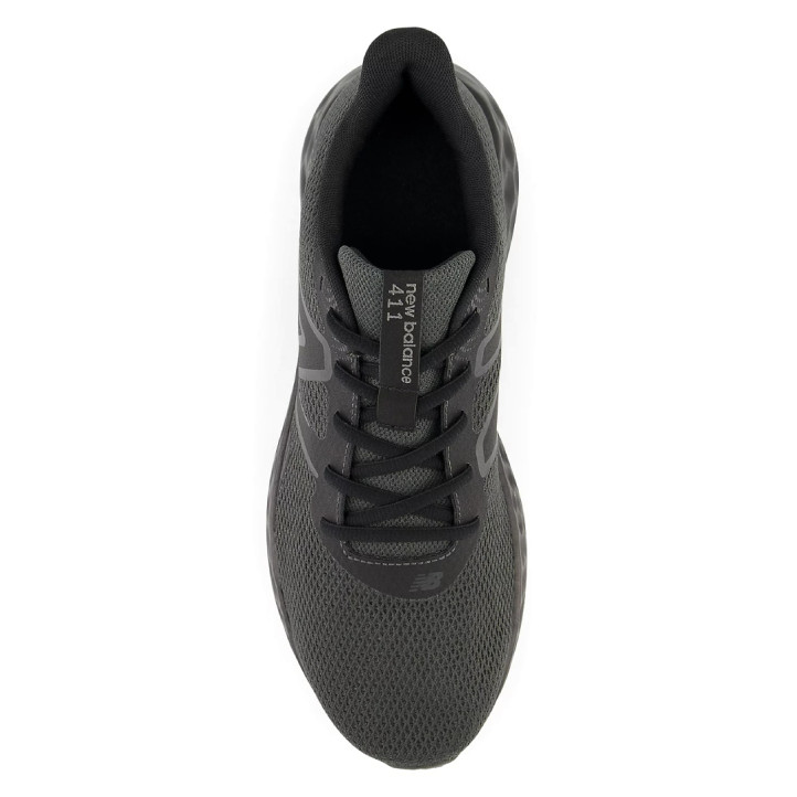 Zapatillas New Balance 411v3 completamente negras para hombre - Querol online