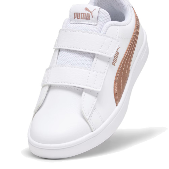 Zapatillas deporte Puma Rickie Classic blancas y metalizado - Querol online