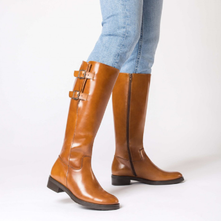 BOTA DOUBLE CUERO MARRON WONDERS - Querol online