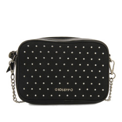 Bolso Gioseppo estilo bandolera en negro con tachuelas absam