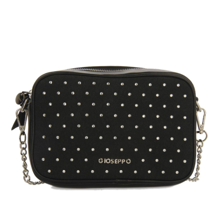 Bolso Gioseppo estilo bandolera en negro con tachuelas absam - Querol online