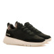 Zapatillas urban Mustang serene negras con cordones elásticos - Querol online